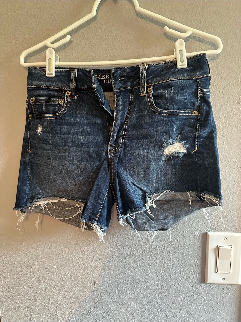 Women’s Distressed Jean Shorts